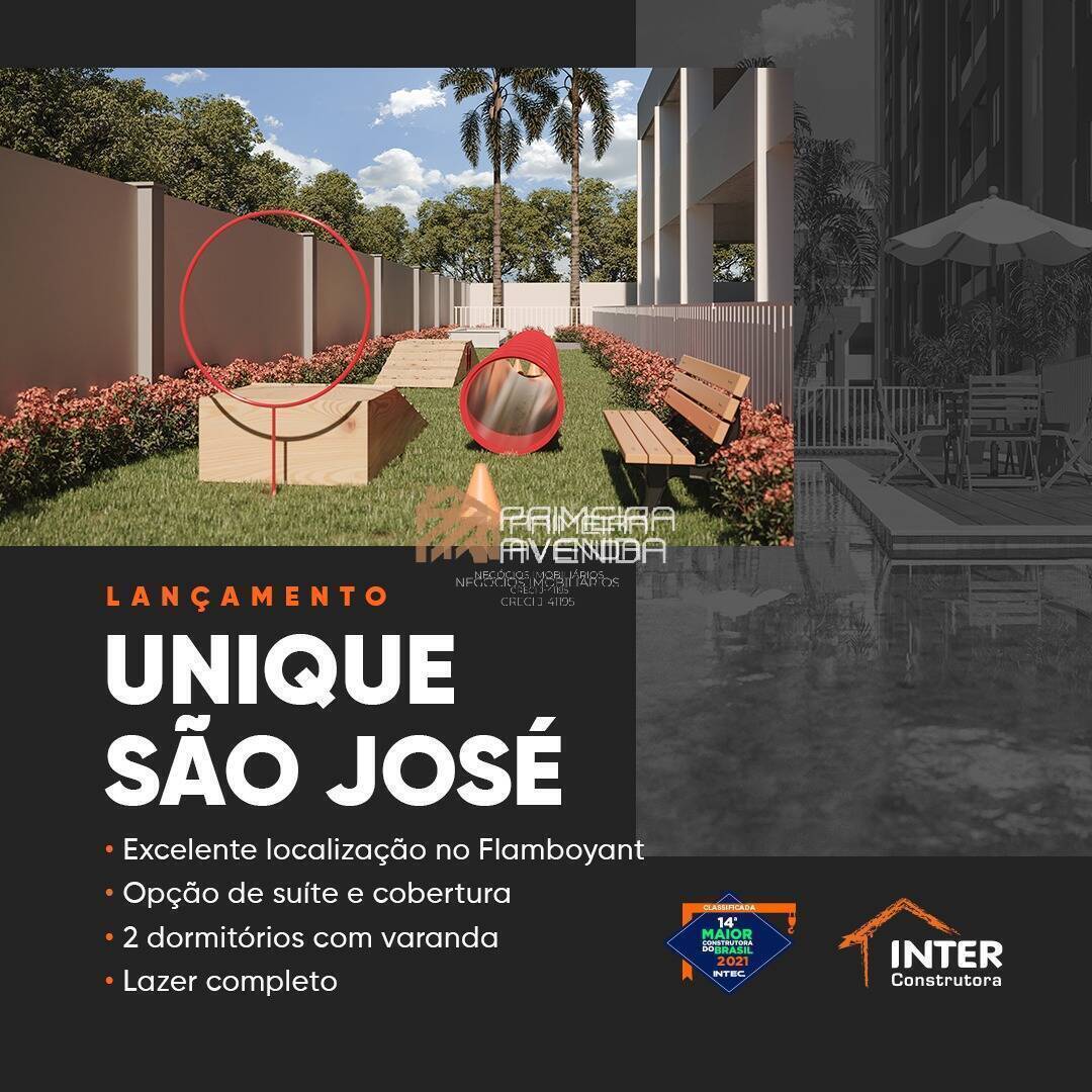 Apartamento 66,10M² - na Planta - 3 Dorms sendo uma suíte