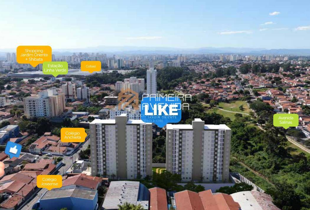 Lançamento - Apartamento de 50m² 2 dorm- 1 suíte no Jd. Oriente