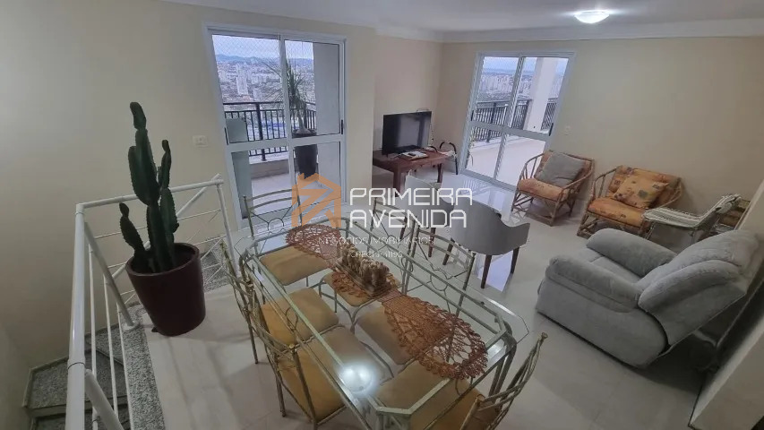 Cobertura Duplex 243m² - 4 dorms, suíte - 3 vagas - Jardim Aquarius